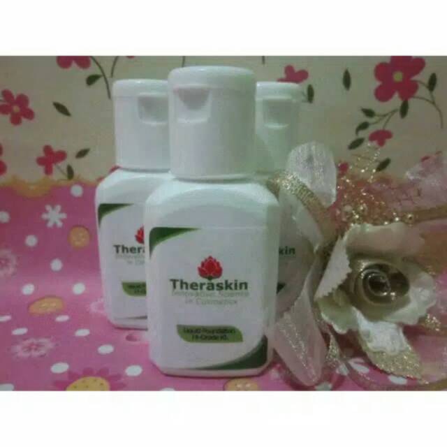 Theraskin liquid foundation KN (natural) dan KL (Kuning Langsat)