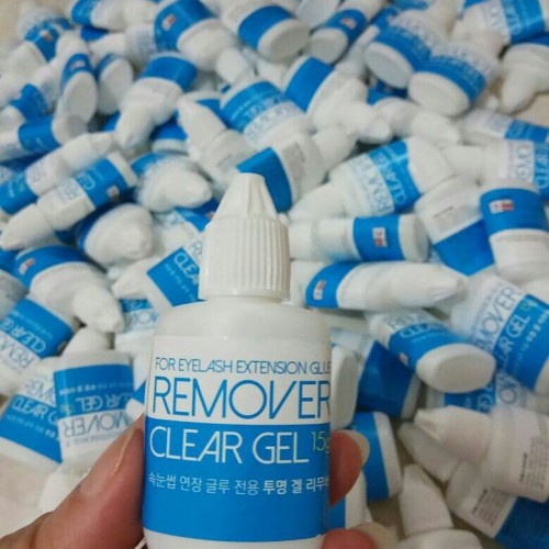 Remover clear gel untuk melepas eyelash extension made in korea