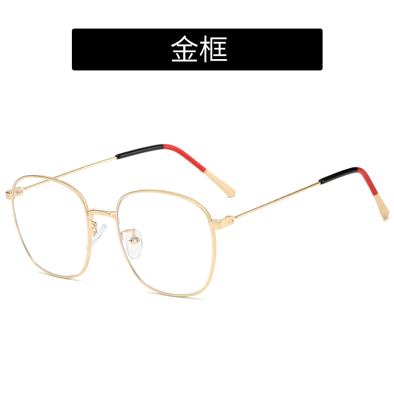 (YUZHU) COD Xiao Zhan Co Branded Round Frame Fashion Street Shooting Kacamata Bingkai Serbaguna