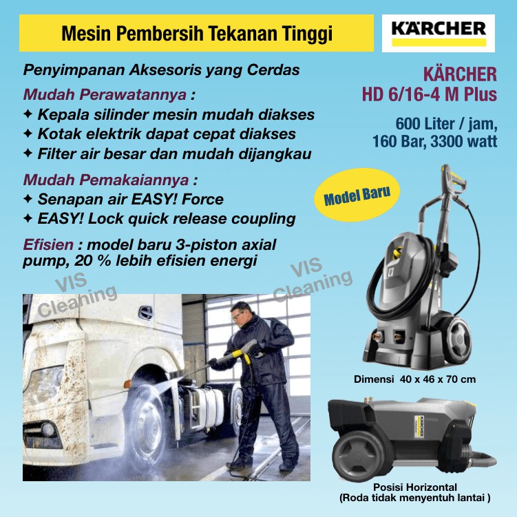 High Pressure Cleaner KARCHER HD 6/16-4M Plus (160 Bar)