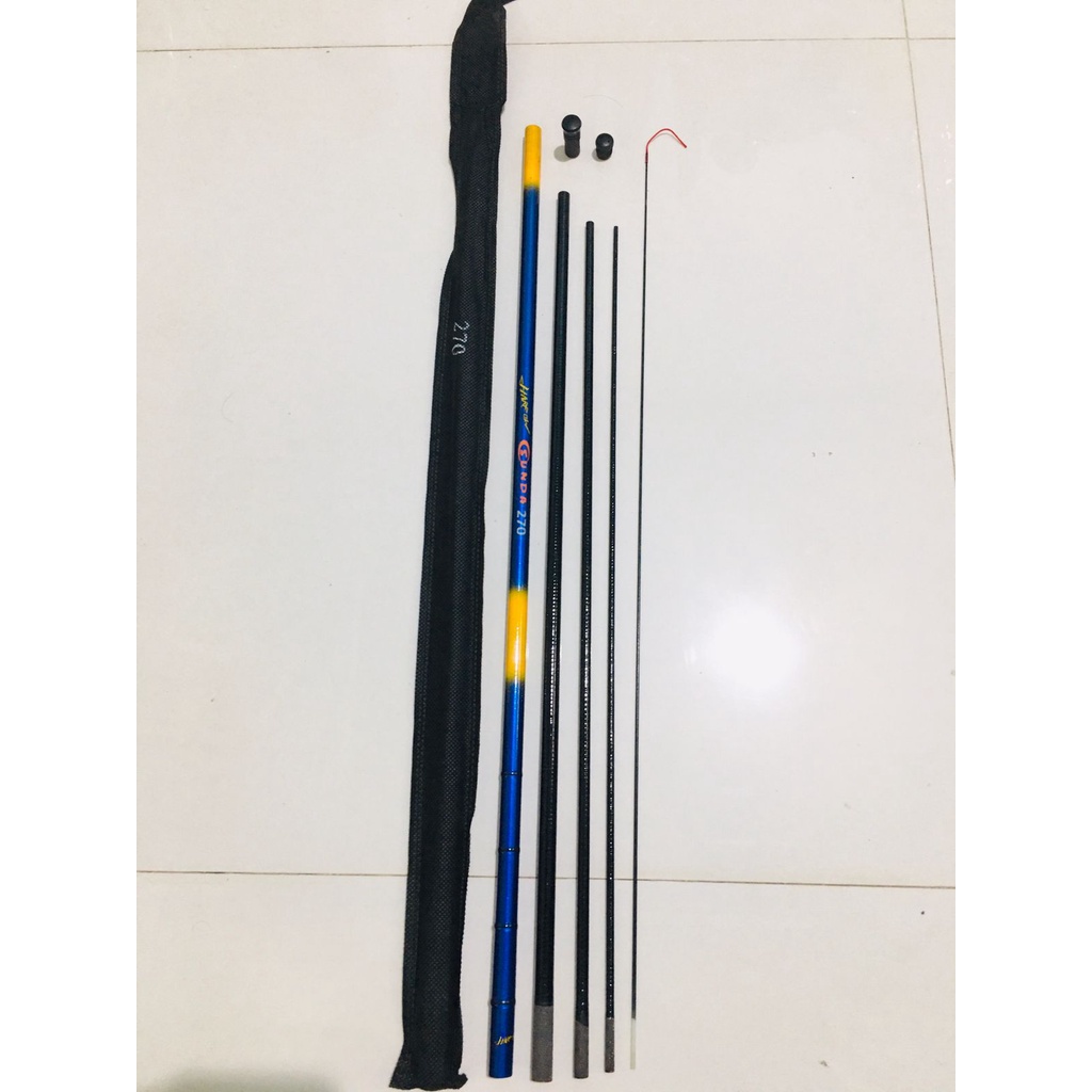 Joran Pancing Tegek Harrow 360cm / 450cm / 540cm Bahan Fiber-SUNDA 270