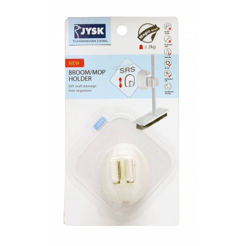 

JYSK Gantungan Mop Holder With Sticker Assorted