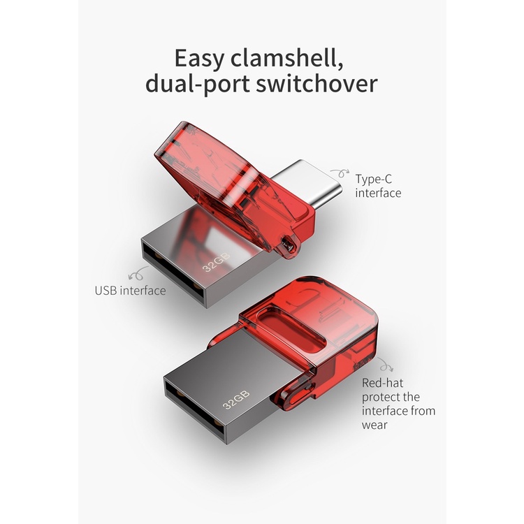 Dual Type C and USB Flash Disk OTG 32GB EA9 ACAPIPH