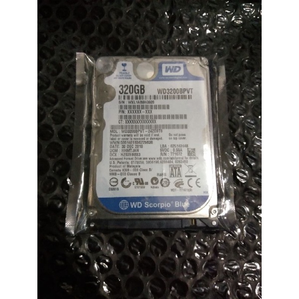 Hardisk Laptop 320Gb