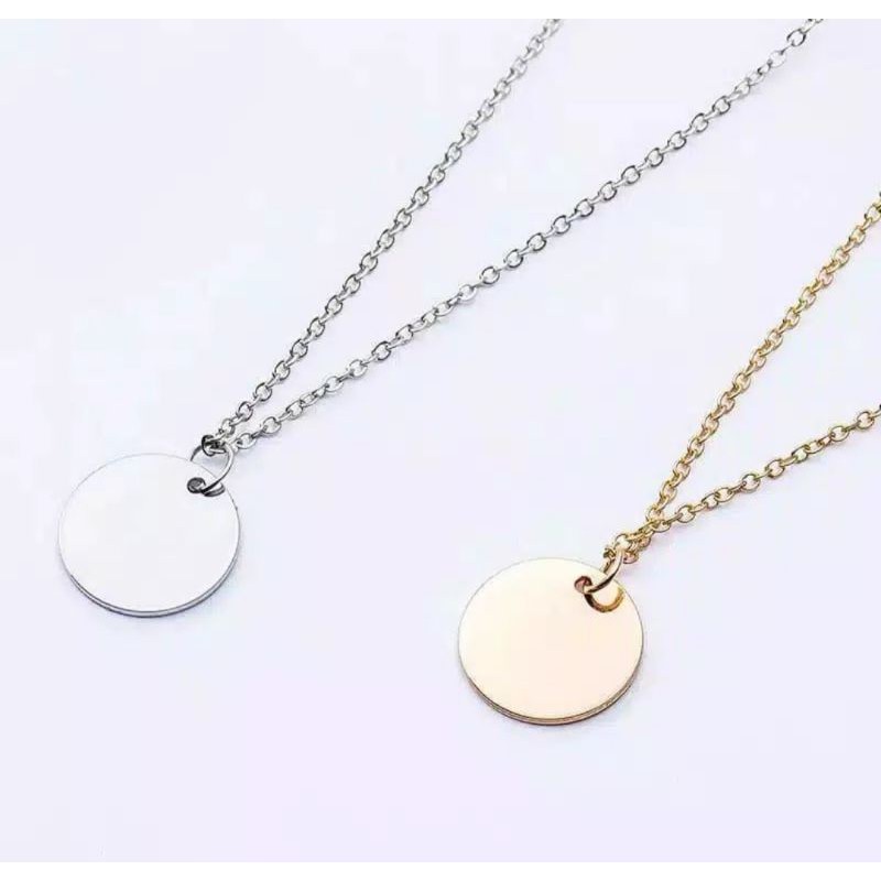 Kalung Round / Kalung Silver / Kalung Gold / Kalung Termurah / Kalung Kekinian / Kalung Wanita