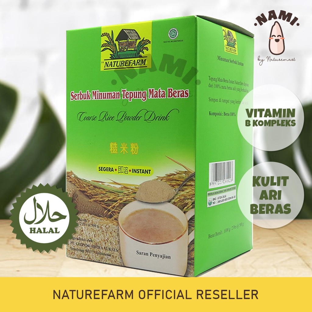 

Minuman Tepung Mata Beras Original (Coarse Rice Powder) 1000gram & 500gram