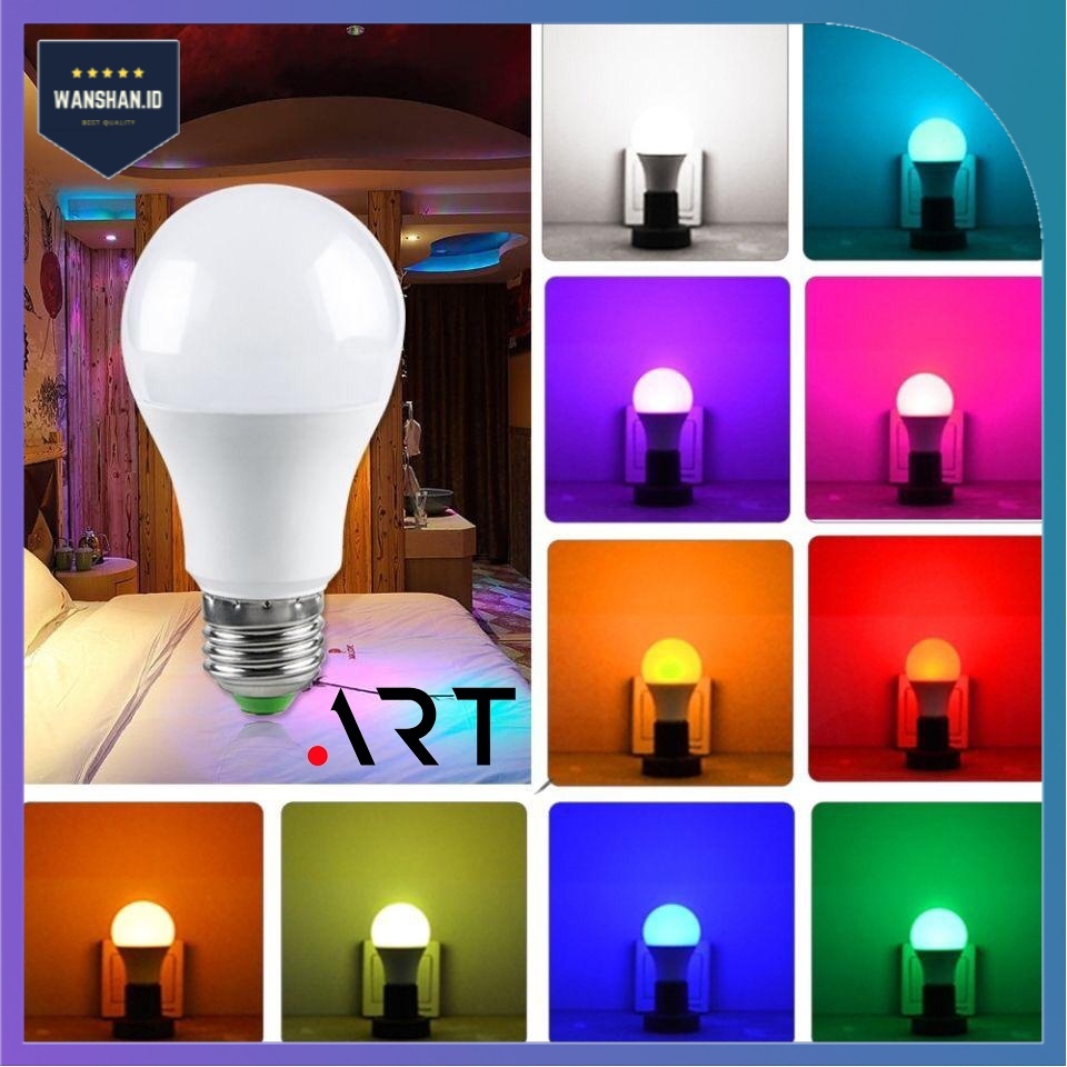 [WS] LAMPU KEREN TERLARIS LAMPU LED WARNA WARNI RGB BERUBAH WARNA REMOTE CONTOL / LAMPU WARNA WARNI