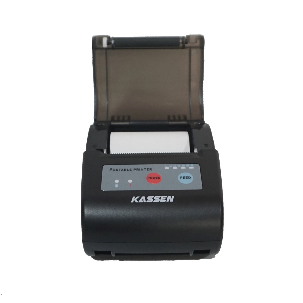 Kassen MT 200VL / MT 200 Mini Printer Thermal Bluetooth Portable MT 200VL  / MT200 PPOB Cetak Struk Kasir 58mm Moka Pawoon Olsera Majoo