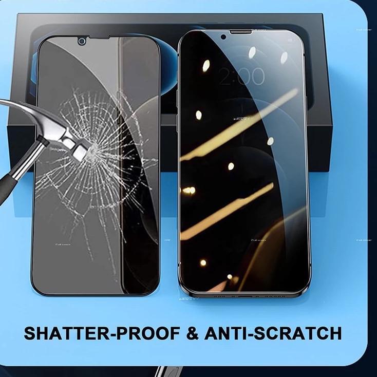 Terpercaya ( PRIVACY & MATTE ) gorilla glass screen protector anti fingerprint tempered glass for ip