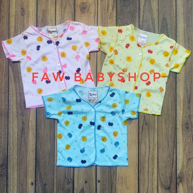 Baju Panjang / Pendek / Kutung Bayi Newborn SNI CHOKICHI motif Duck 0-4 Bulan