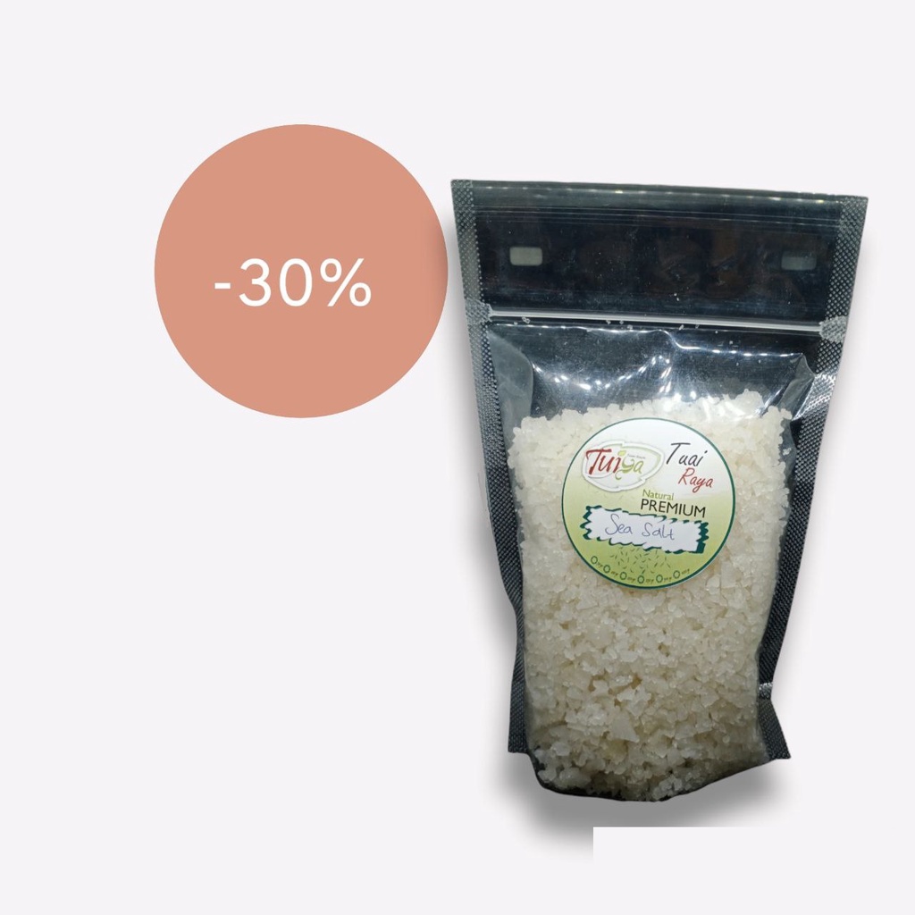 

Sea Salt Premium / Garam kasar / krosok / garam ikan /non yodium