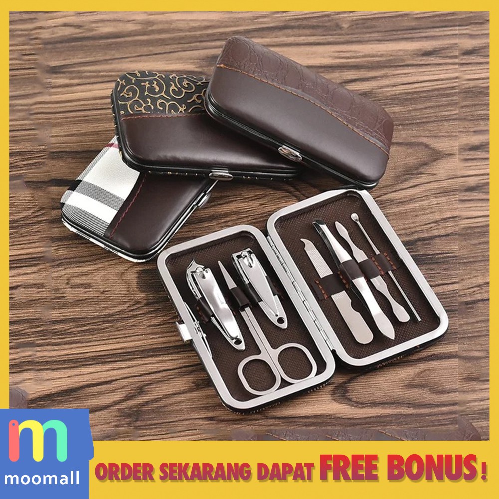 cod gunting kuku set 7 20 pcs nail art set manicure pedicure