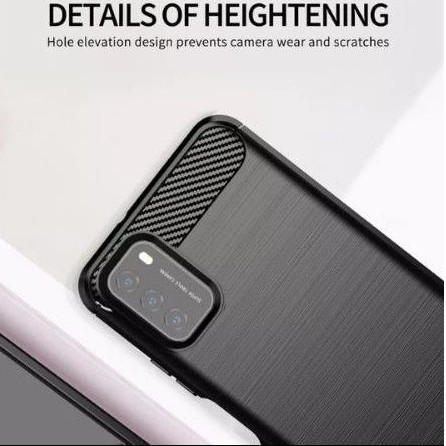 CASE SLIM CARBON POCO M3/REDMI 9T CARBON CASE