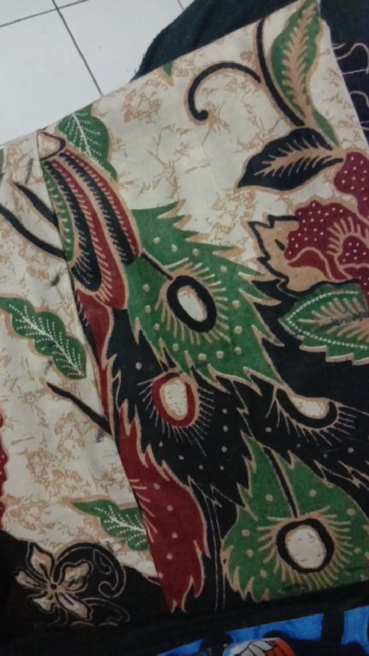 Batik Sogan Halus Pekalongan Mix Brokat Renda Ori