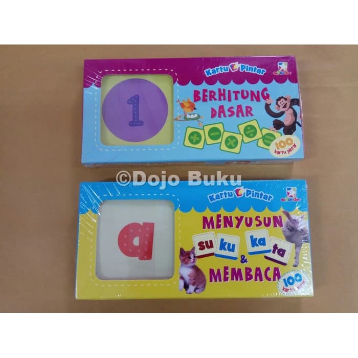 HANYA MENJUAL BERKUALITAS  Kartu Pintar: Menyusun Suku Kata Membaca