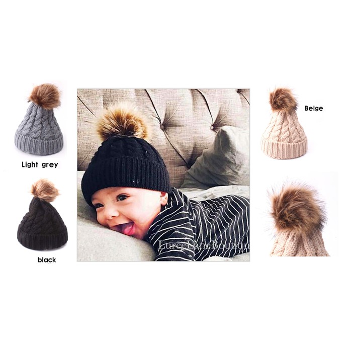 Topi Kupluk Anak / Topi Bayi Keren Bahan Rajut