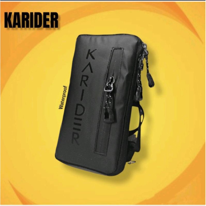 (COD) Tas Slempang Pria Hanging Wallet Premium Waterproof Karider Shine tas