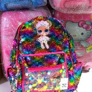  TAS  RANSEL USAP SEQUIN LOL  NYALA LAMPU Shopee  Indonesia