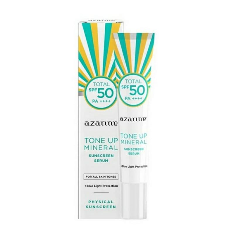 AZARINE TONE UP MINERAL SPF50 27ML SUNSCREEN / SUNBLOCK WAJAH KOSMETIK