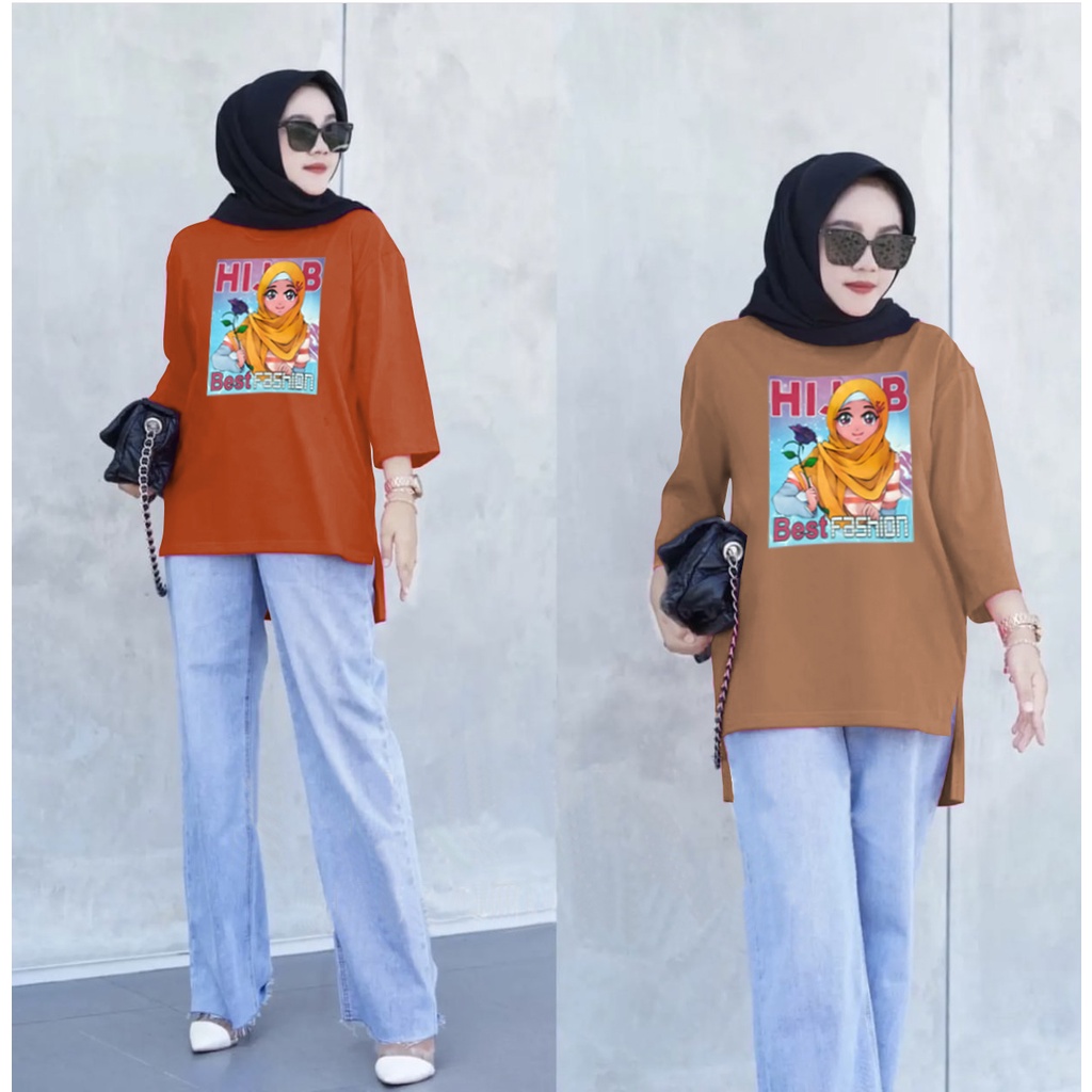 GR ATASAN BASIC OVERSIZE KAOS JUMBO LD 135 TUNIK BABYTERRY PREMIUM SR577