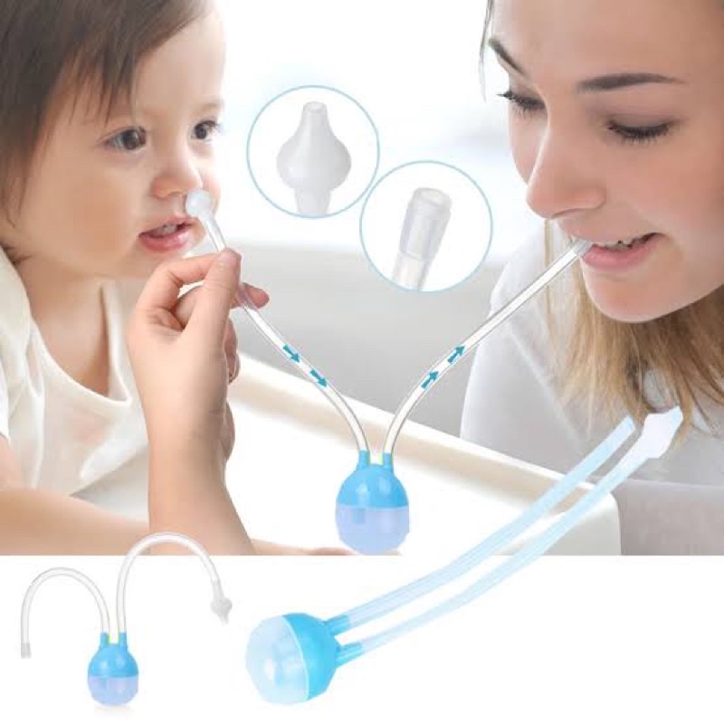 BABY SAFE Nasal Nose Selang Aspirator NAS02 NAS01 Alat Sedot Sedotan Penyedot Lendir Ingus Pembersih Hidung Bayi Pilek Mempet Mempat Kesumbat Babysafe Mouth Suction Pipe