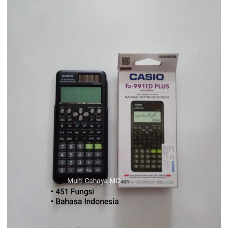 

Kalkulator Casio Scientific FX991ID Plus/Kalkulator Scientific Casio/Scientific Calculator SinCosTan