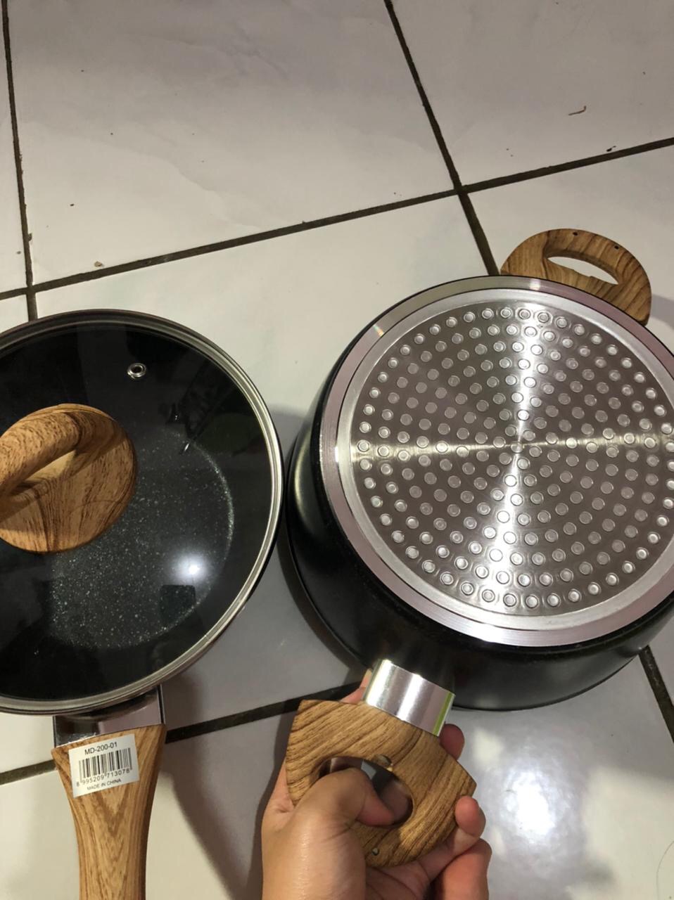 Saucepan Marble Yoshikawa Seri Mj 20 Dan 24 Cm