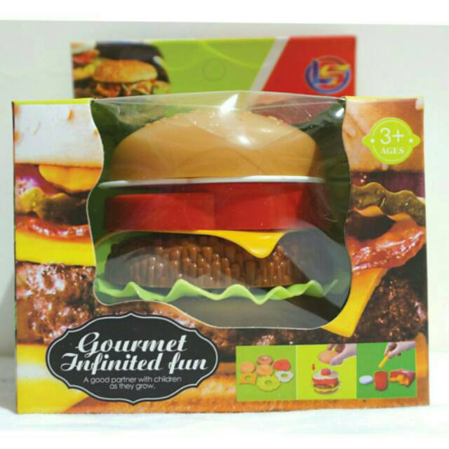Mainan Gourmet Burger & Hotdog