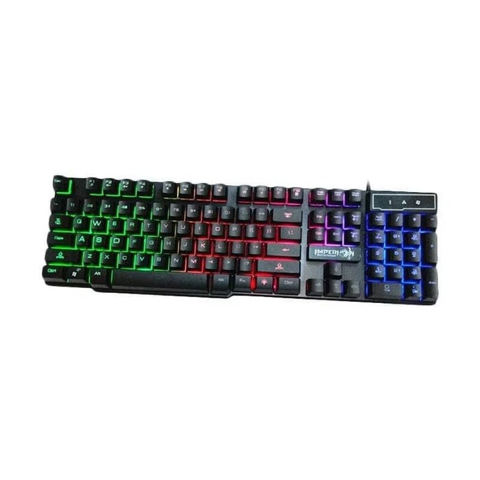 KEYBOARD GAMING IMPERION WARRIOR 10 SEMI MECHANICAL RAINBOW BACKLIGHT