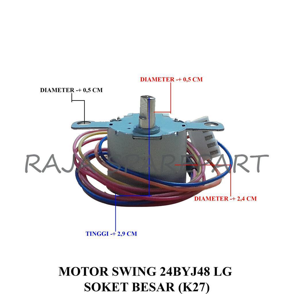 MOTOR SWING 24BYJ48 LG SOKET BESAR (K27)