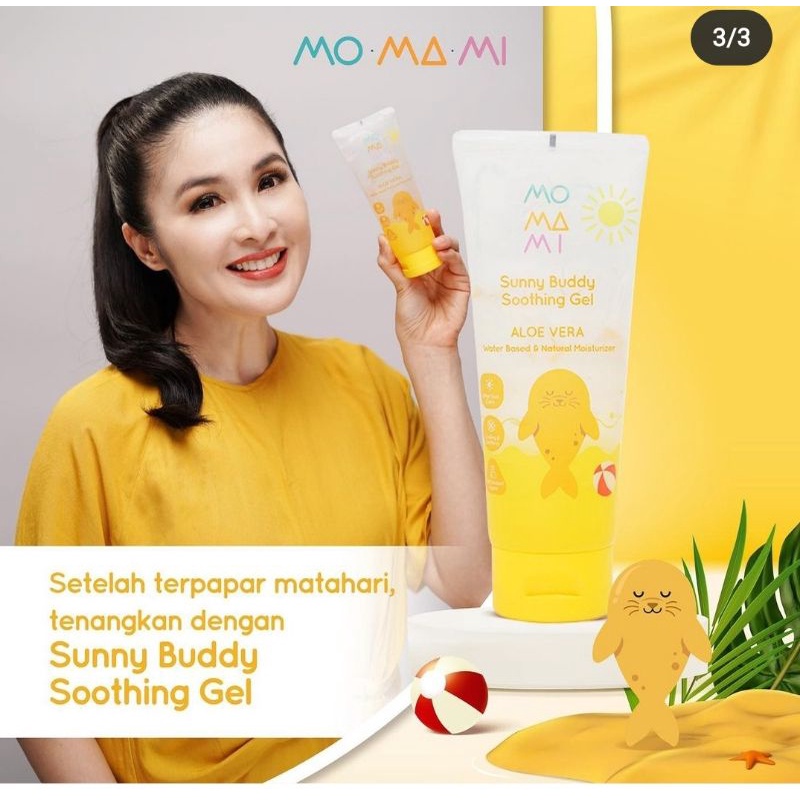 Momami Itsy Bitsy Sun Stick SPF 50 Ukuran 15 Gr - Tabir Surya Bayi &amp; Anak