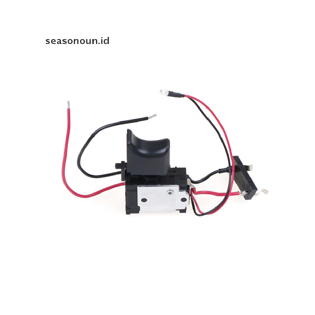 【seasonoun】 DC 7.2-24V Electric Drill Dustproof Speed Control Push Button Trigger Switch .