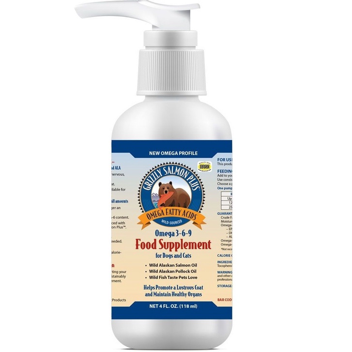 Grizzly Salmon Oil - Dog Cat Skin Coat Supplement Bulu Anjing Kucing S