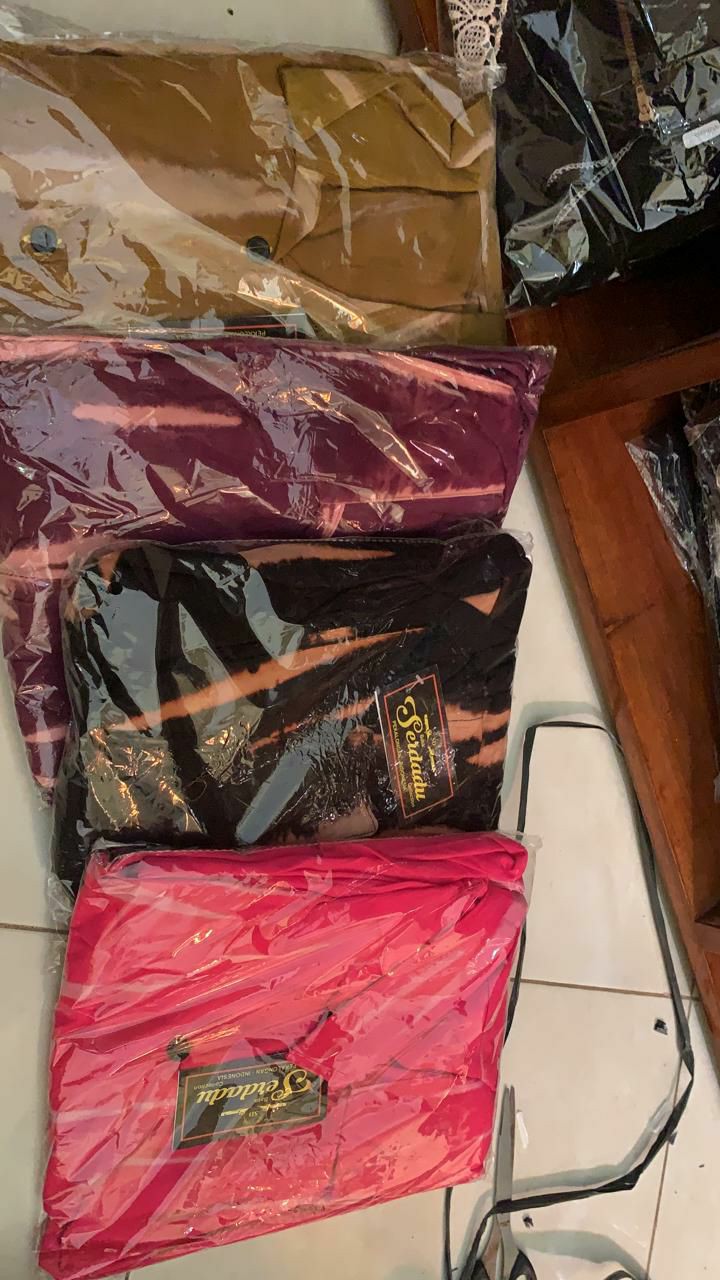 Tey-17 Batik Wanita Asj Sa Hrb026 Kenongo Kemeja Tosca Pendek Bolero