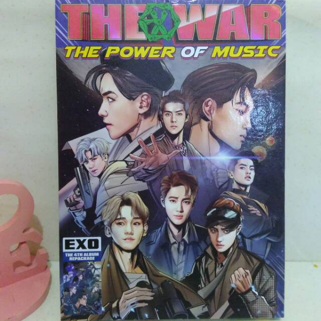 EXO UNSEALED ALBUM REPACKAGED POWER PC SUHO + POSTER GRUP + 9 UNOFF PC + STICKER EXO