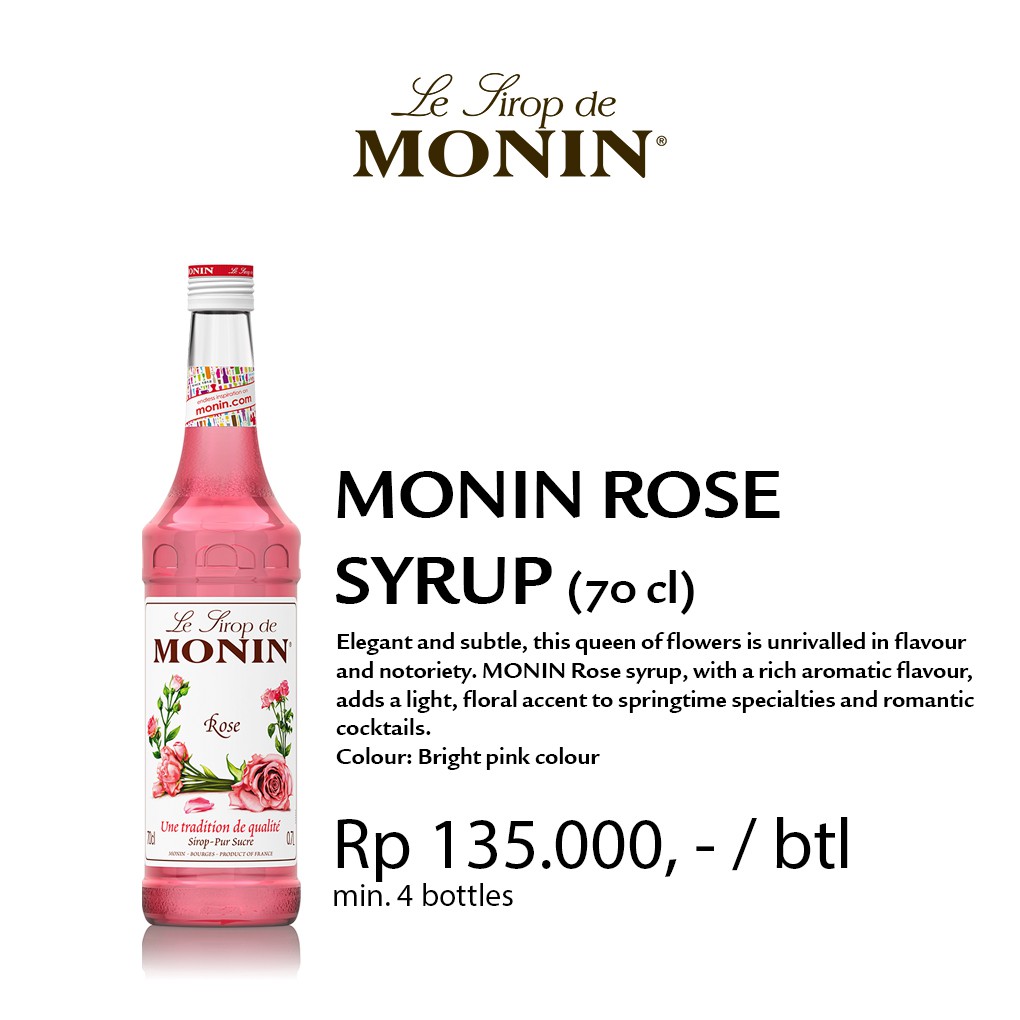 

Monin Syrup Rose