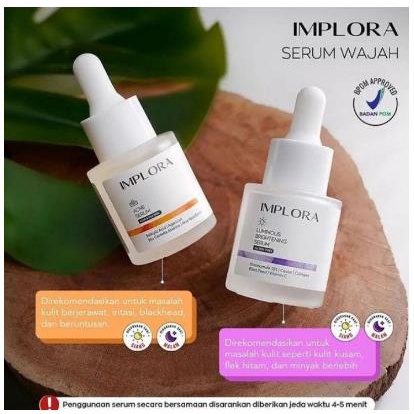 * NCC * Implora Serum Wajah Face Serum Skin Care Perawatan Wajah - Netto 20 ml