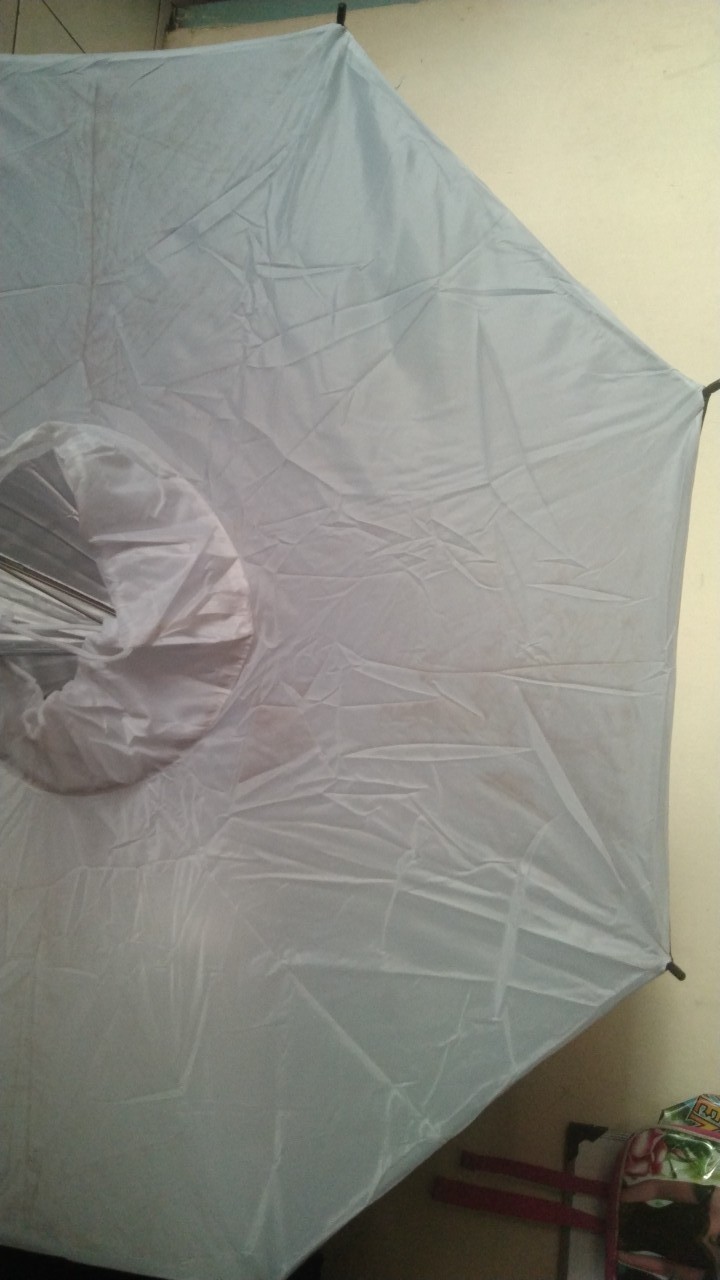 Reflective Umbrella Softbox 33 Luar Payung Hitam Dalam Payung Putih