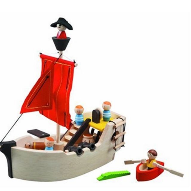 plan toys pirate boat