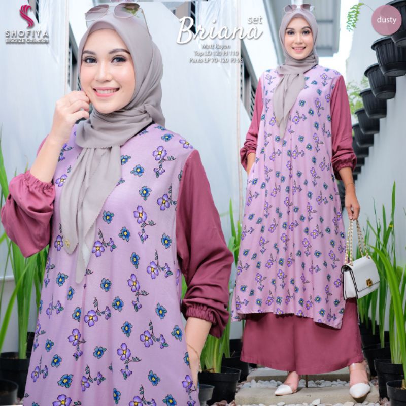 One Set Jumbo WURY (Long Tunic & Kulot) || ORI BERLABEL SHOFIYA