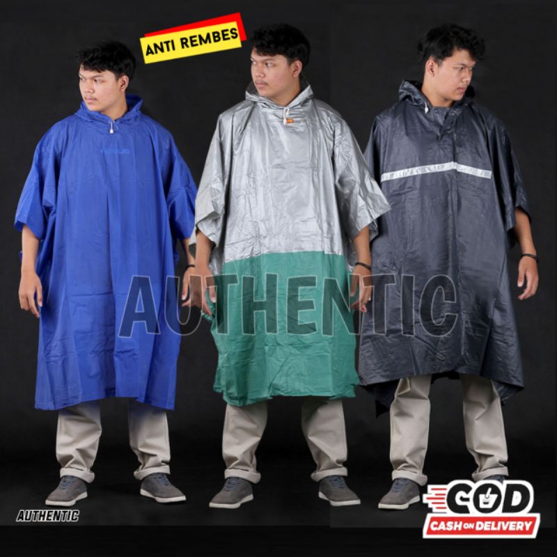 AUTHENTIC Jas Mantel Mantol Hujan Matrol Motor Jaa Jaz Ujan Ponco Kelelawar Batman Betmen Besar Jumbo  Pria Wanita Cowok Dewasa Anti Rembes Tebal Anti Jebol Kuat Keren Rain Coat Berkualitas