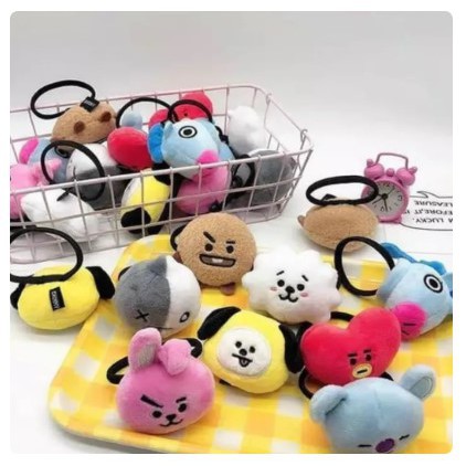 Kunciran Rambut - Ikat Rambut BT21 Lucu - BTS KPOP BT21