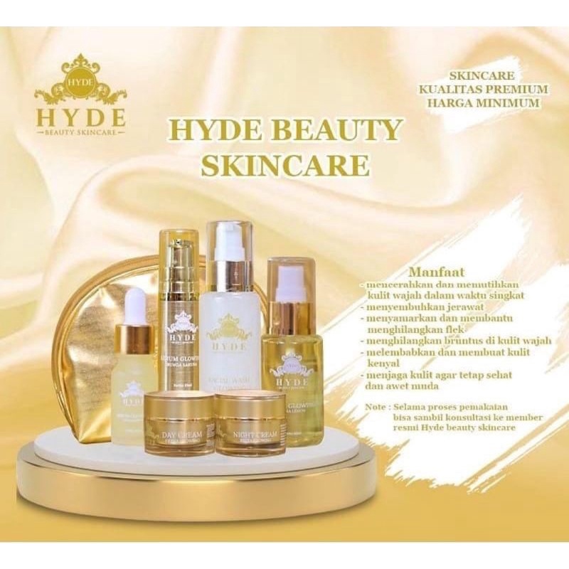 Hyde skincare / Hyde Beauty skincare / Hyde / Cream Hyde /Skincare Pemutih wajah BPOM