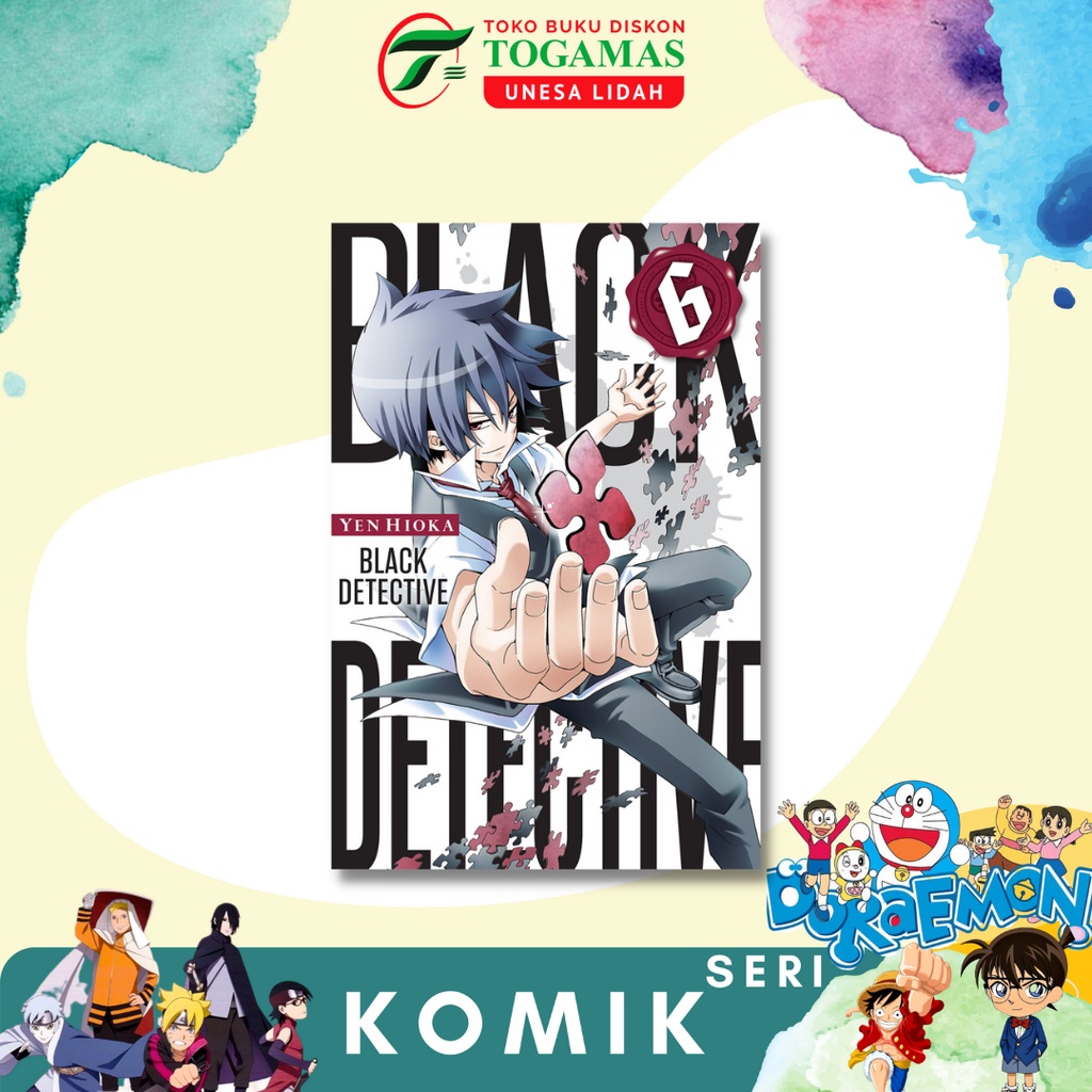 KOMIK THE BLACK DETECTIVE 01, 02, 03, 04, 05, 06,07 KARYA YEN HIOKA