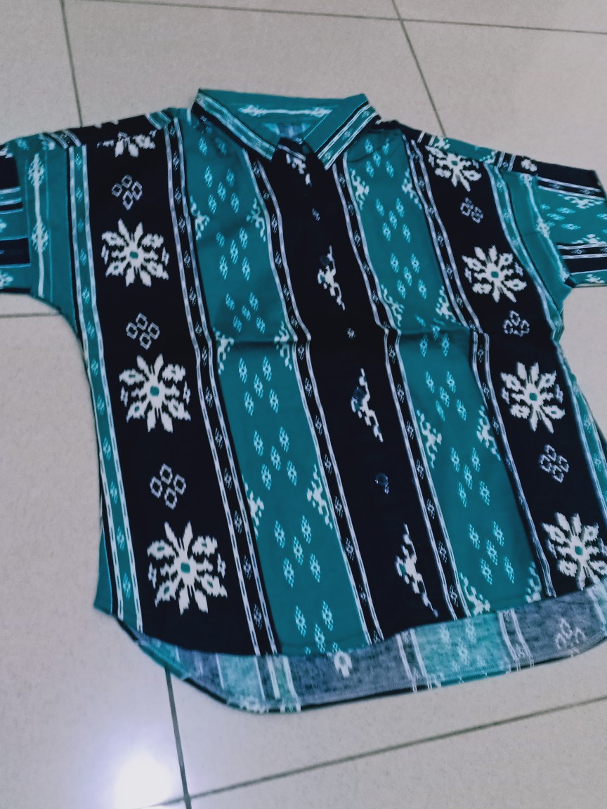 Bl 54 (promo) Atasan Batik Wanita Lengan Pendek Model Kancing Depan Untuk Kerja Atau Busui