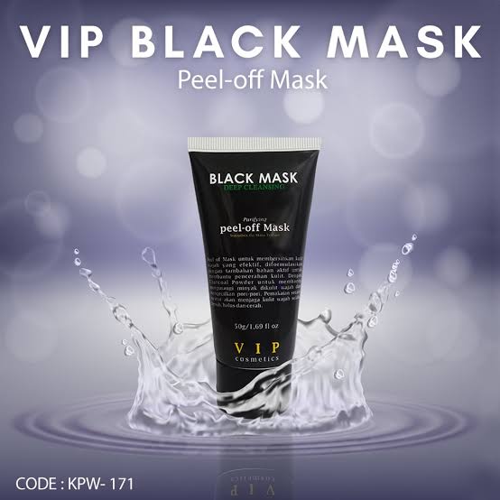 VIP BLACK MASK Peel Off Mask - Masker Komedo Hitam original