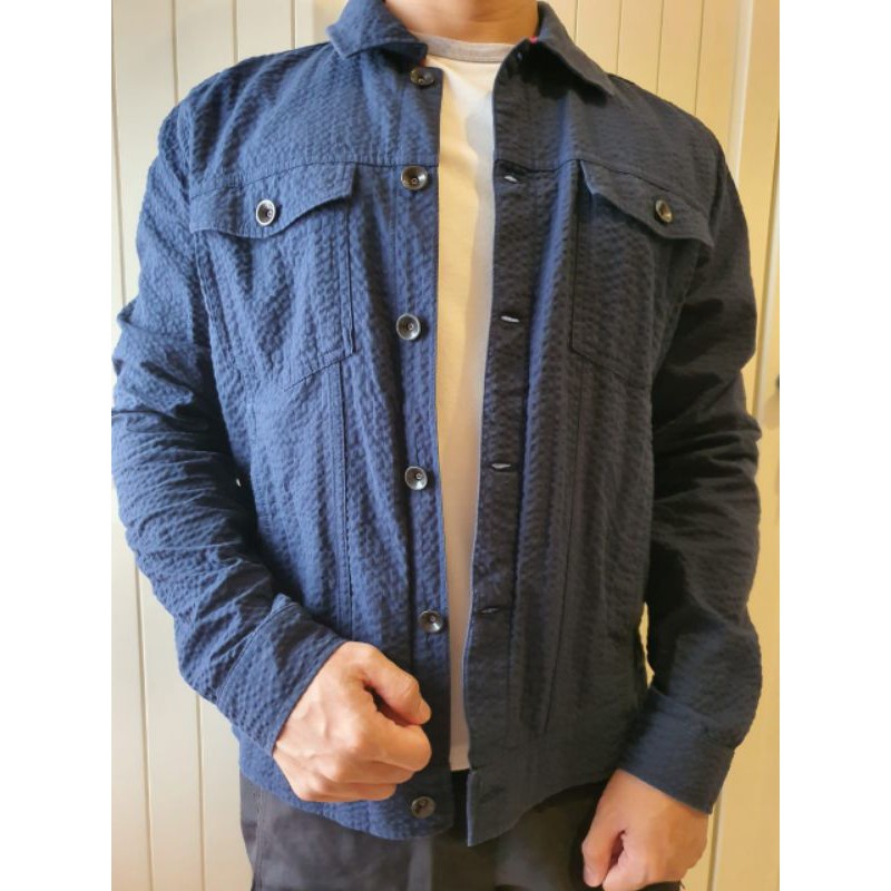 ZARA MAN Navy Jacket/ Jaket Zara Preloved