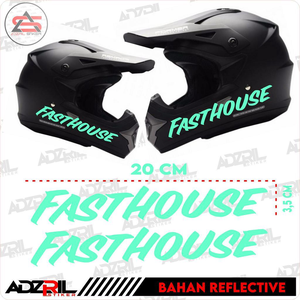 STICKER CUTTING HELM CROS FASTHOUSE / STIKER FASTHOUSE / STIKER HELM /STIKER BODY