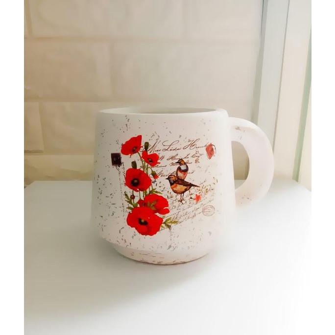 }}}}}}] Pot bunga model mug keramik - Maxistore