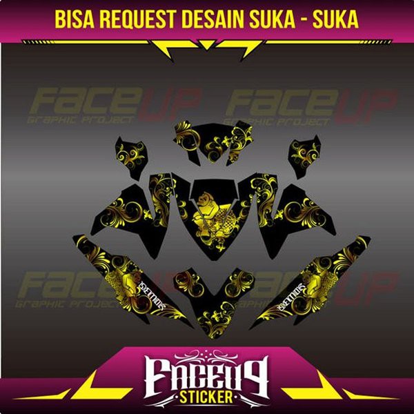 Dekal Stiker Motor Honda Vario 125 150 2017 Decal Sticker Striping Bagong Wayang Shopee Indonesia